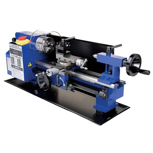Image of a lathe machine